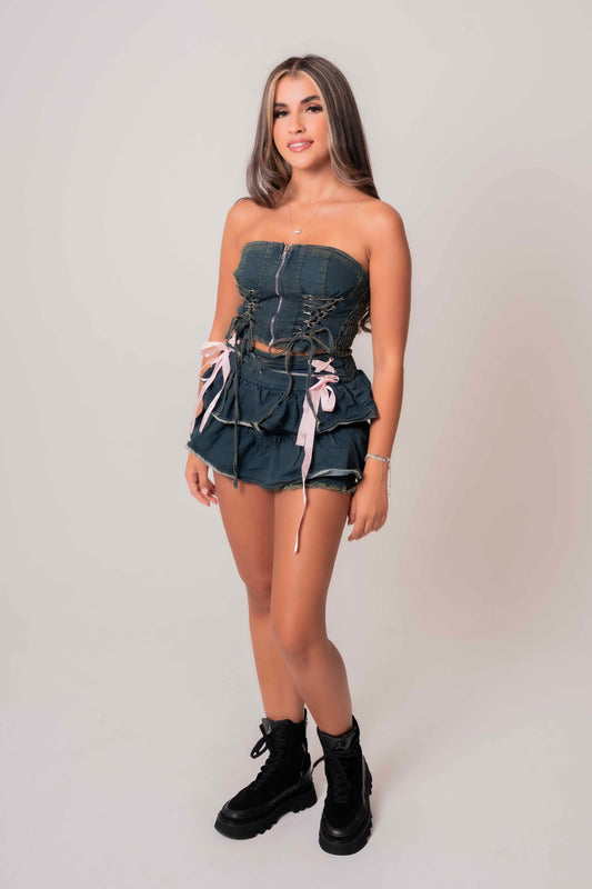 “RITA” denim co ord