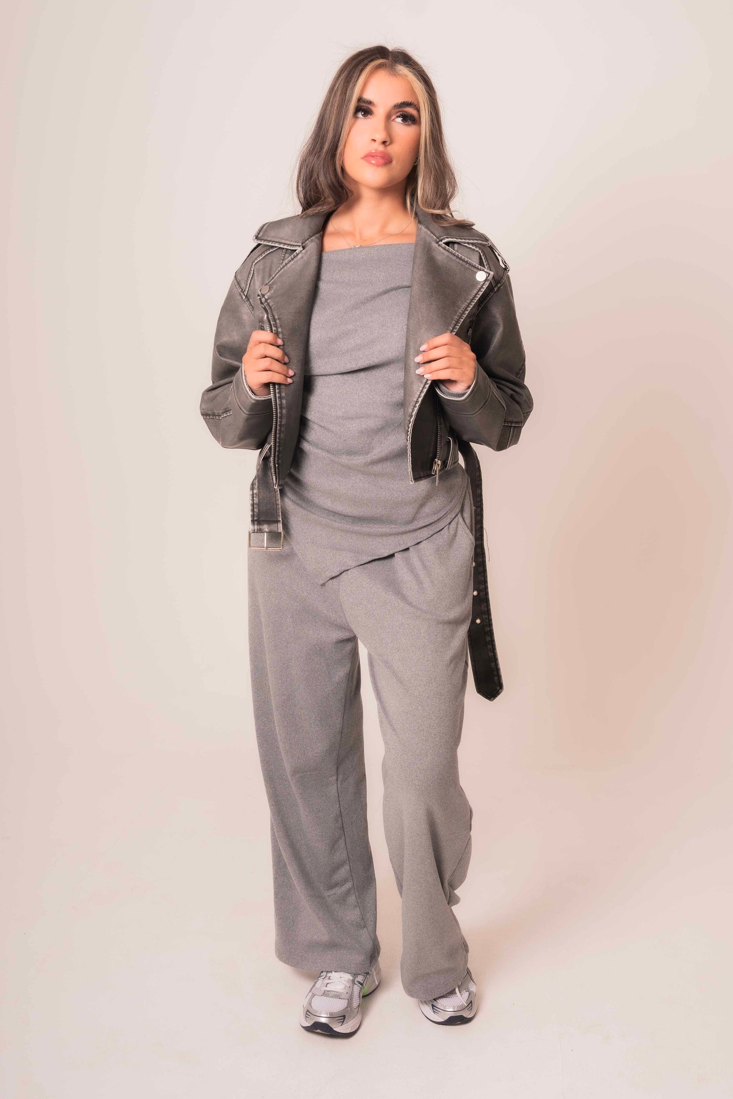 “ALIYAH” leather jacket