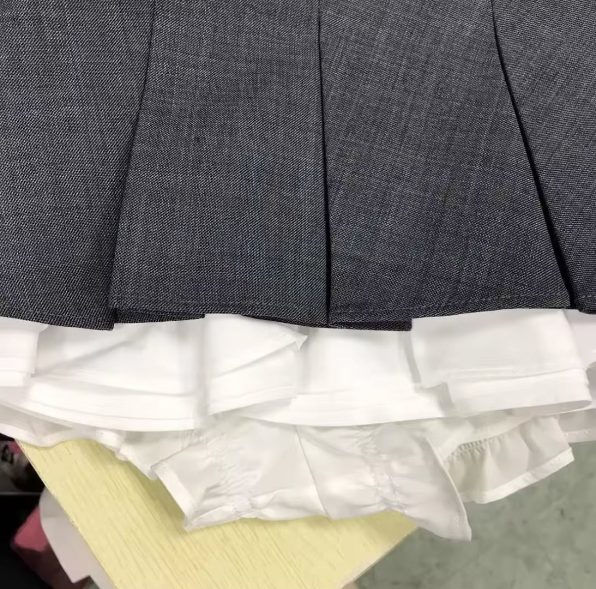 “HANNAH” pleated skirt/shorts